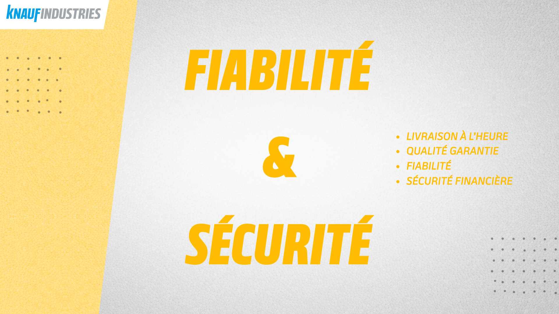 Création d'une vidéo Signature en motion design pour Knauf Industries