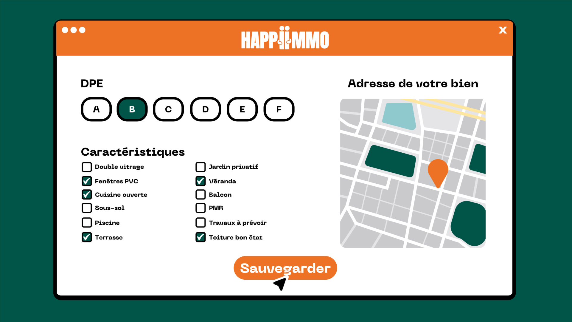 Création d'une vidéo Signature en motion design pour Happiimmo