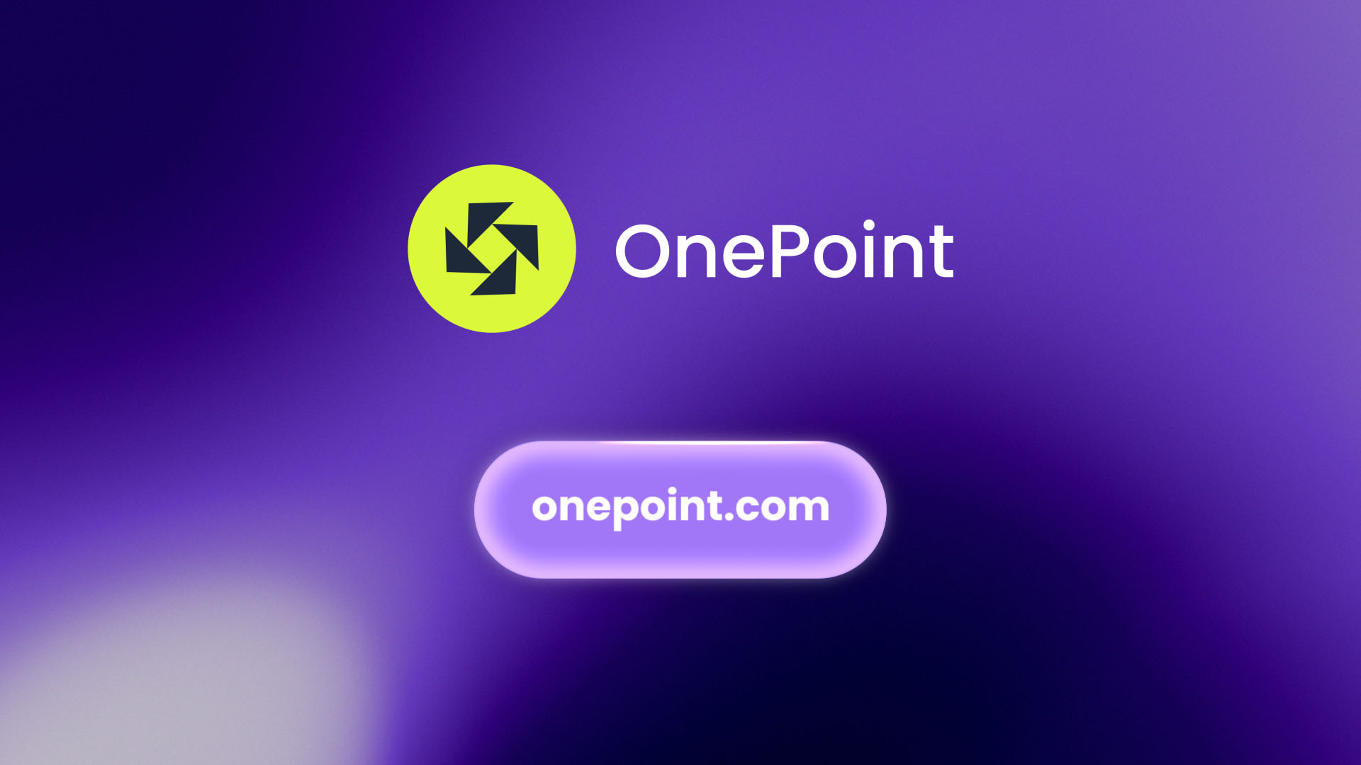 Création d'une vidéo Signature en motion design pour One Point