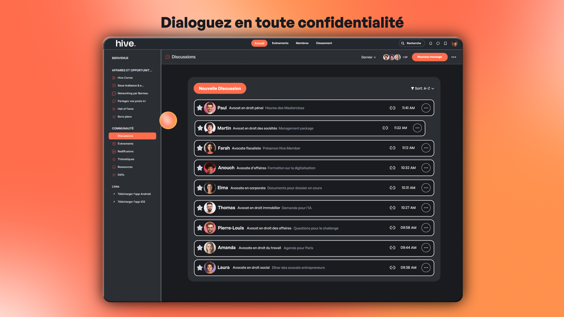 Création d'une vidéo Signature en motion design pour Hive