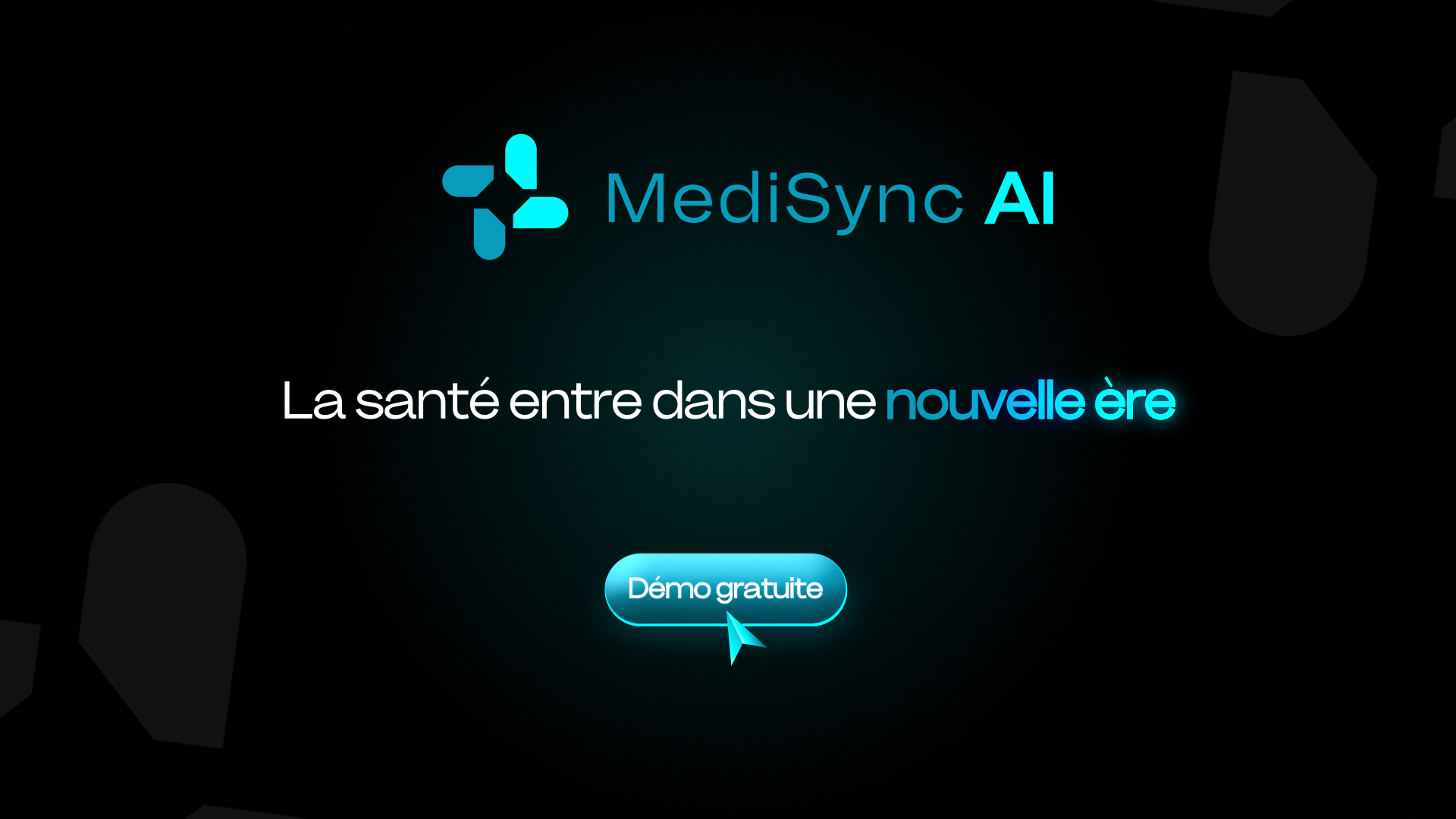 Création d'une vidéo Signature en motion design pour MediSync AI